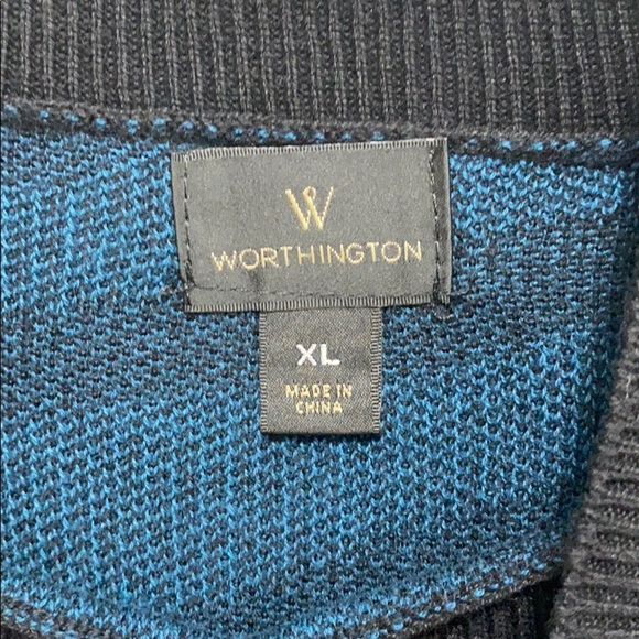 Worthington NWT pullover Sweater XL  stripes - Picture 3 of 4